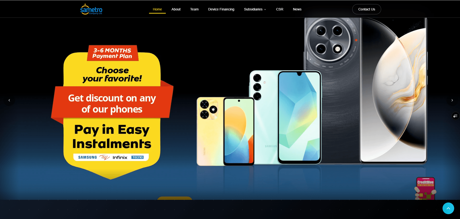 Sametro Website